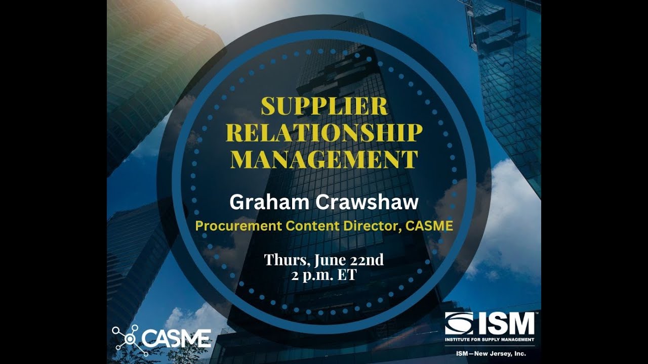 Supplier Relationship Management