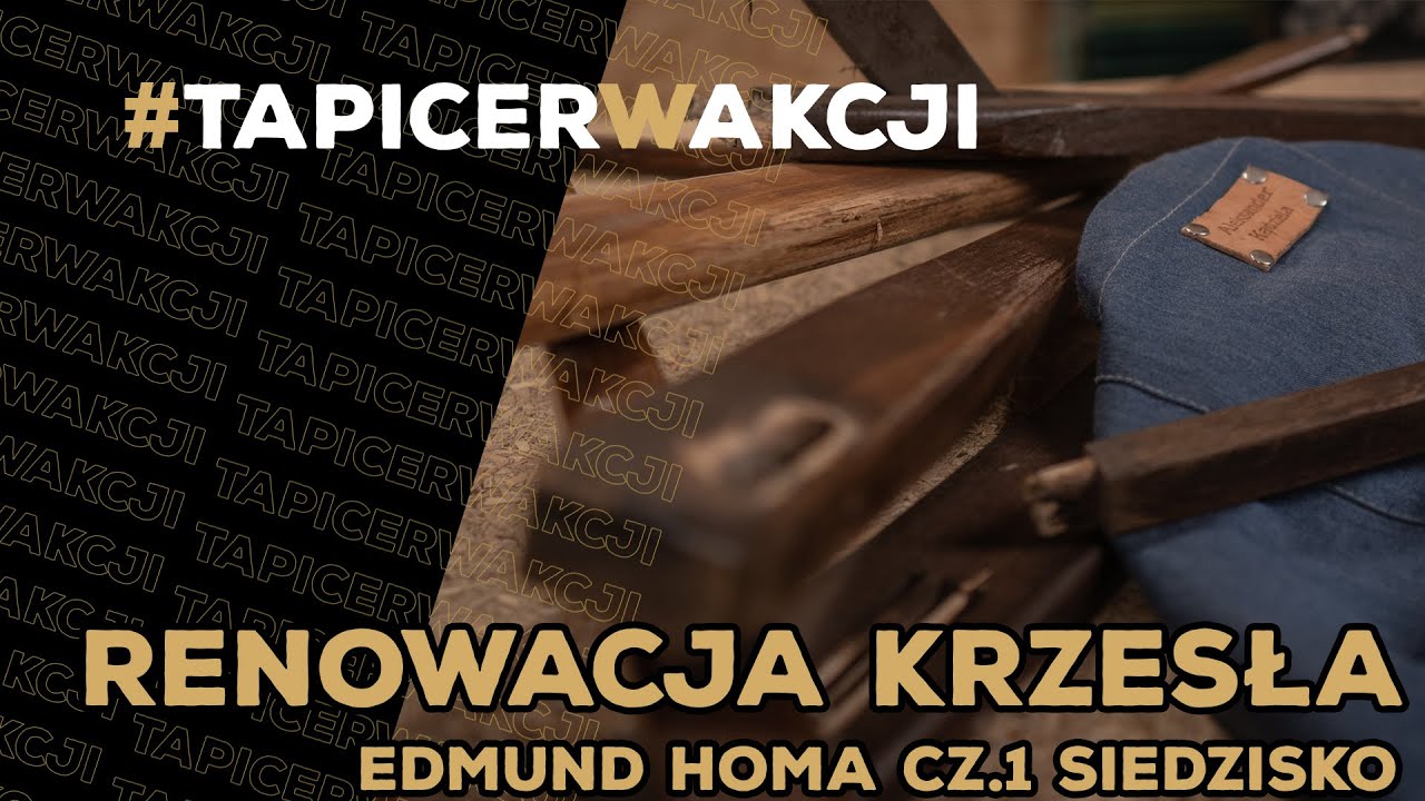 Jak tapicerować - jak z zmienić obicie - Krzesło Homa - DIY