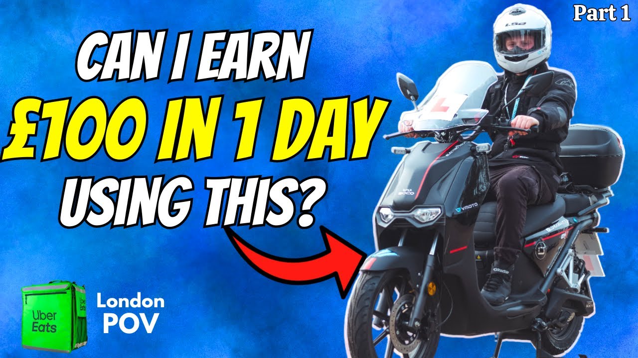 Can You Make £100 In 1 Day For UberEats & Deliveroo? Part 1