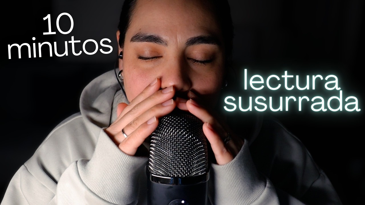 ASMR para DORMIR en 10 MINUTOS 😴 Lectura Susurrada