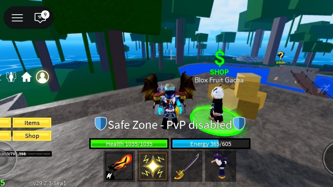 My second video of Blox fruits #roblox 