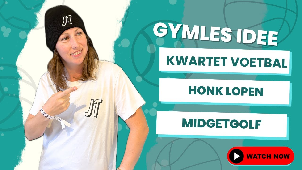 #10 GYMLES IDEE - #kwartetvoetbal #honklopen #midgetgolf