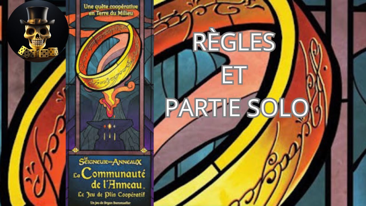 la communauté de l'anneau le jeu de plis - règles et partie solo