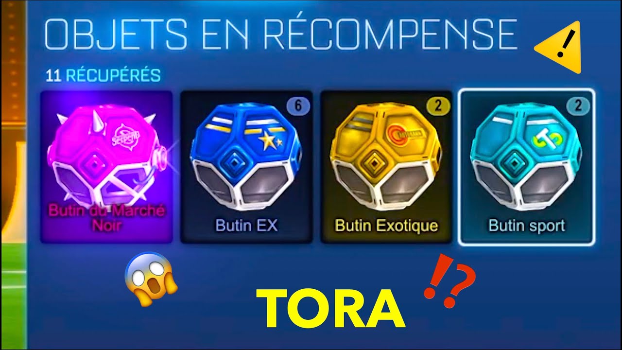 L'ITEM le plus RARE de ROCKET LEAGUE ( pack opening )