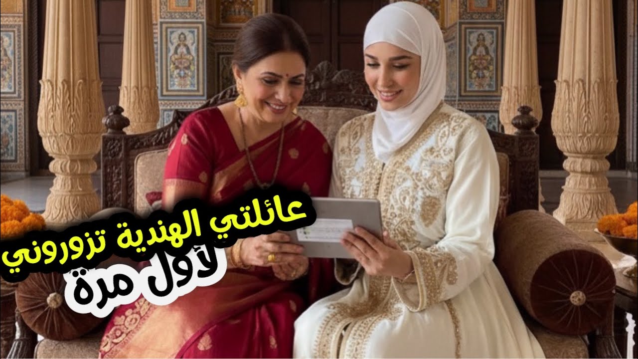 أول زيارة من عائلة زوجي الهندي أول مرة عند أهل جوزي وها علاش!