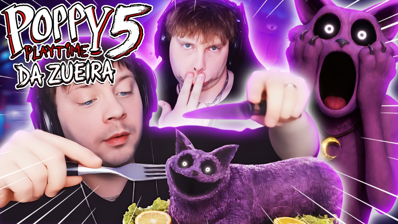 TERRORIZANDO no ESQUENTA DEFINITIVO de POPPY PLAYTIME 5... só que 1000% MEME 🤪