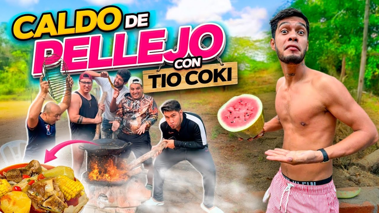🔥LE HICIMOS UN CALDO EXÓTICO DE PELLEJO PARA LA ESPALDA DE TÍO COKI 🥩
