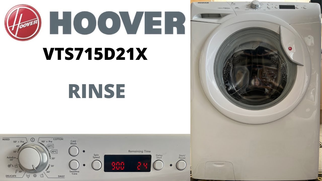 Hoover VisionTech VTS715D21X Washing Machine - Rinse