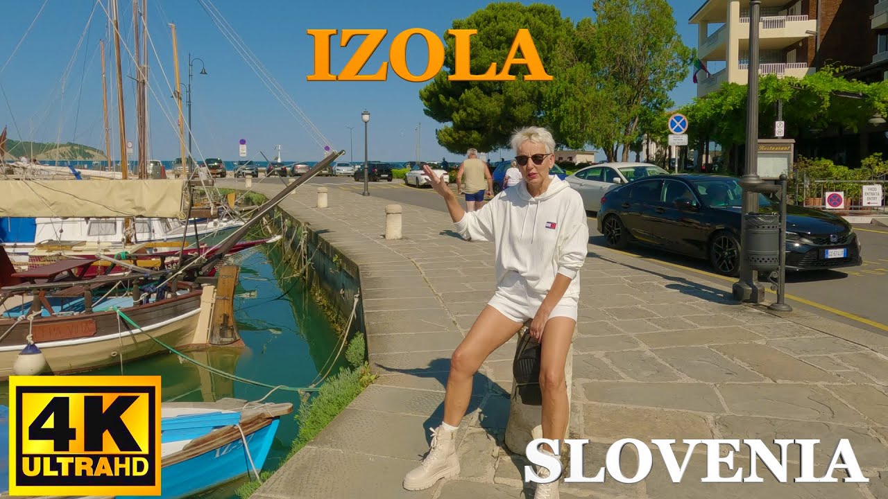 Izola Slovenia 4K Walking Tour ( june 2023 )