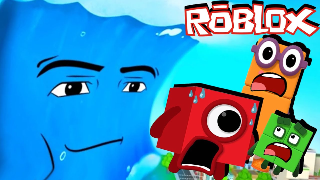 Numberblocks PLAY Be a Tsunami in Roblox!