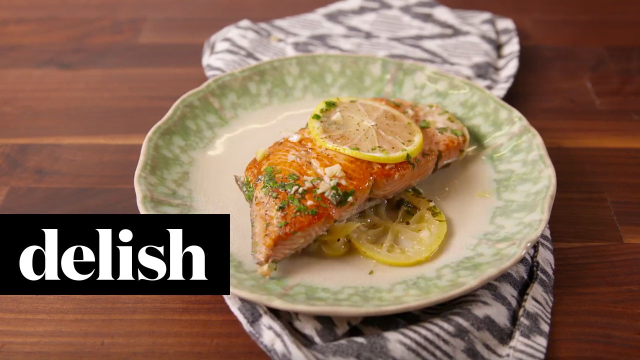 Lemon Glazed Salmon | Delish