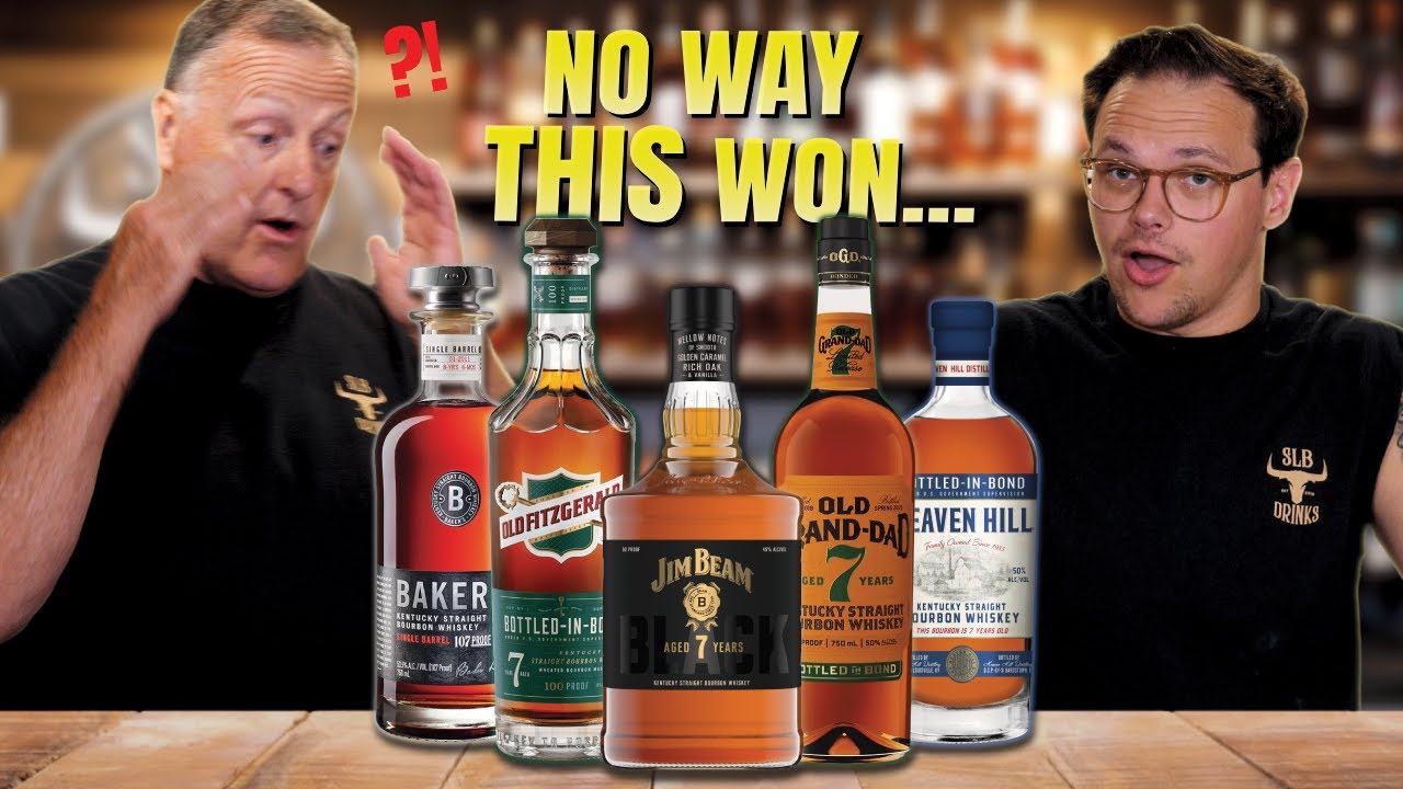 Blind Tasting 5 Top 7 Year Bourbons… The Winner Surprised Us!