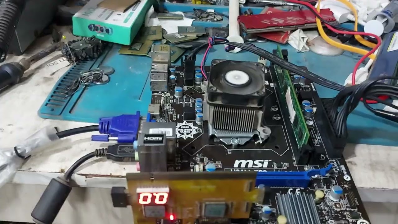 Msi H81M no power problem