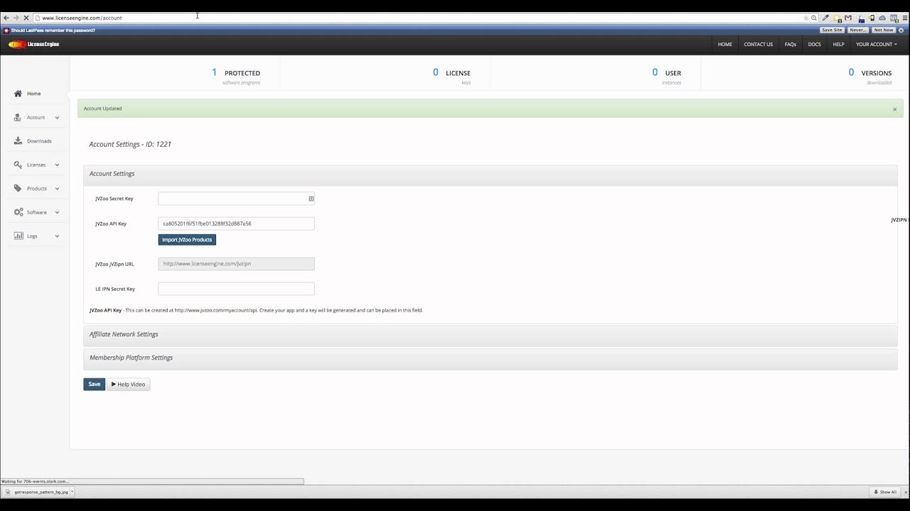 How to set up Zaxaa with License Engine