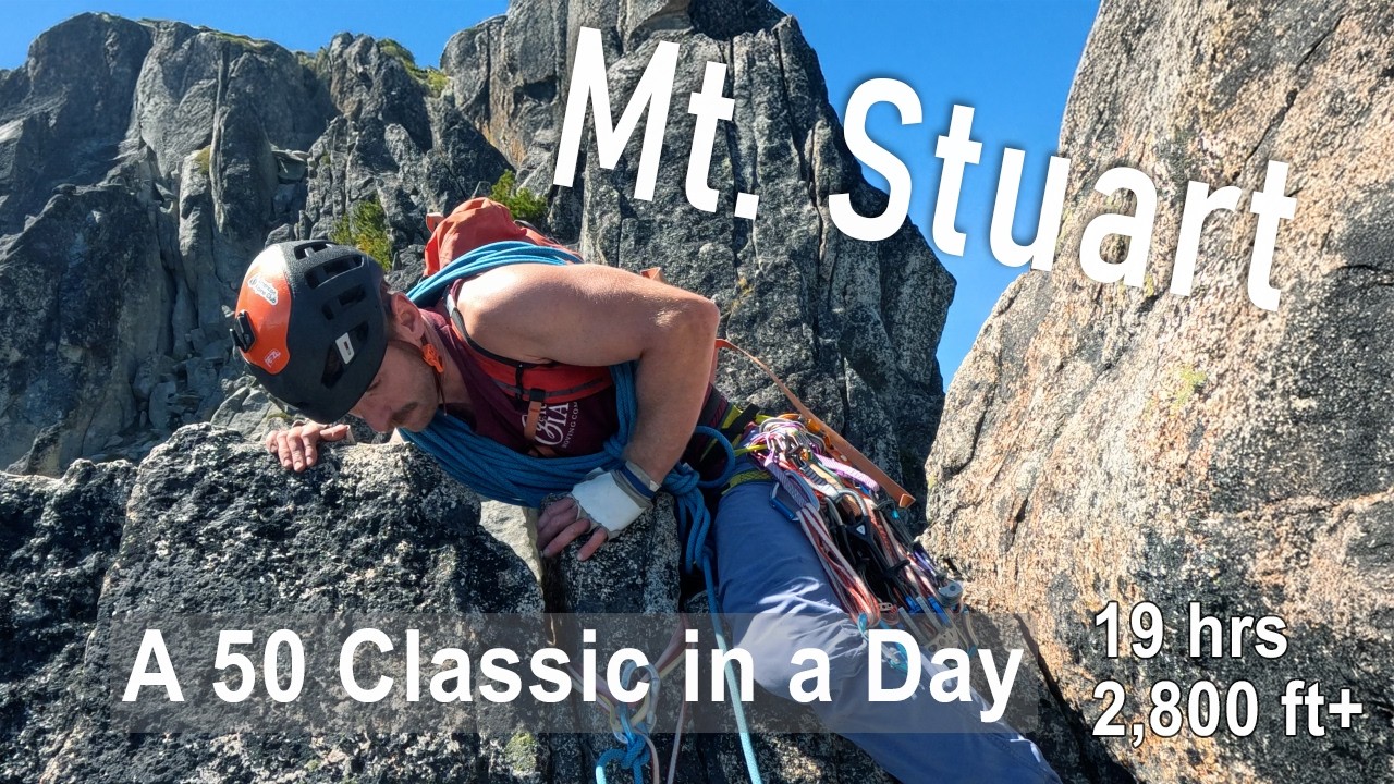 The Direct North Ridge in a Day (20+ Pitches, 2,800ft) | Cascades, WA