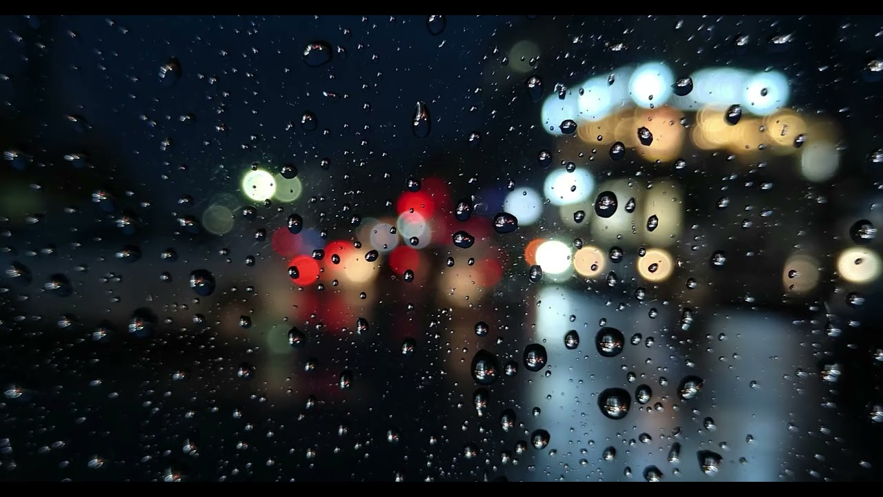 DreamNoiRain on Window at Night 🌧 | 4 Hours of Relaxing Sleep & Study Sounds