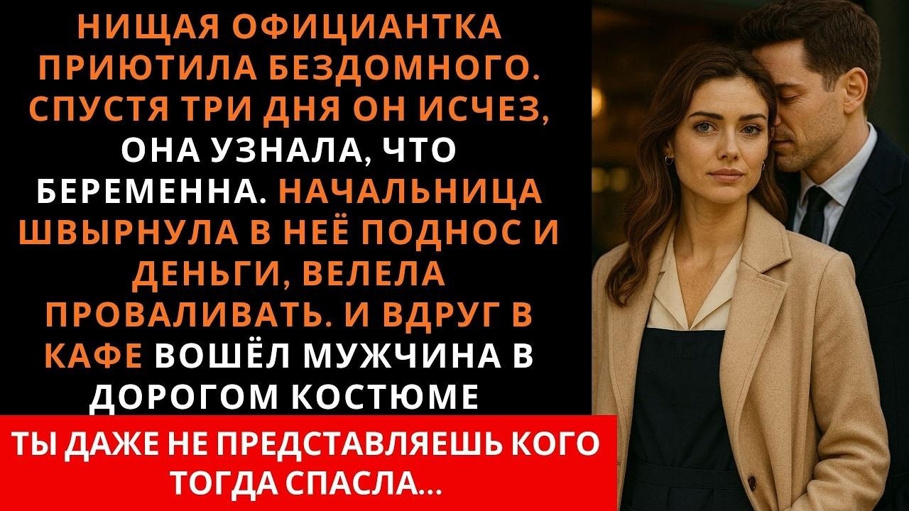 Нищая официантка спасла бездомного и приютила  Спустя три дня он исчез  Поняла, что беремена
