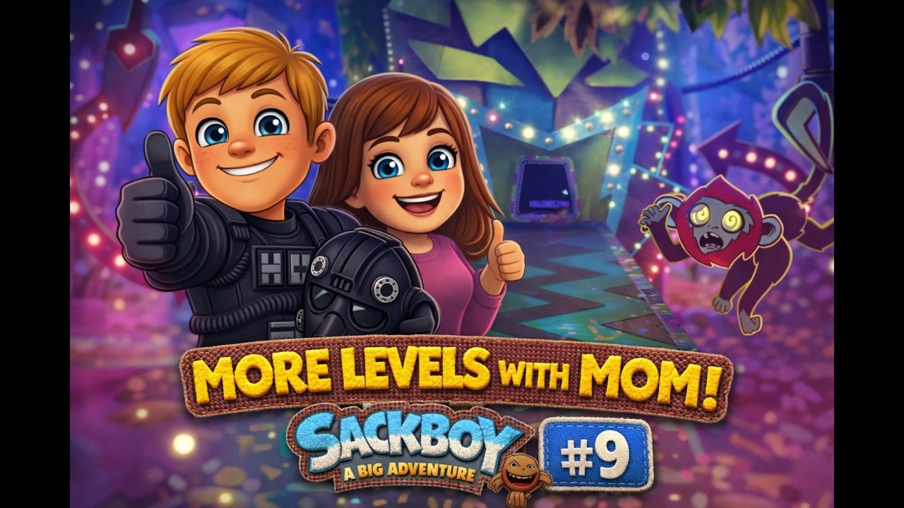 Sackboy: A Big Adventure – TyFyter & Mom ORB HUNT! Chaos, Laughs & Teamwork! (TyFyter Plays | Ep 9)