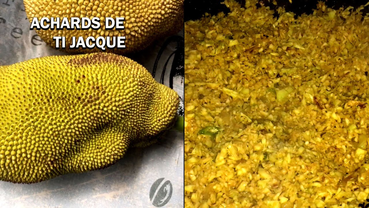 Recette achards  de ti  jaque - Recette facile de la R&eacute;union.