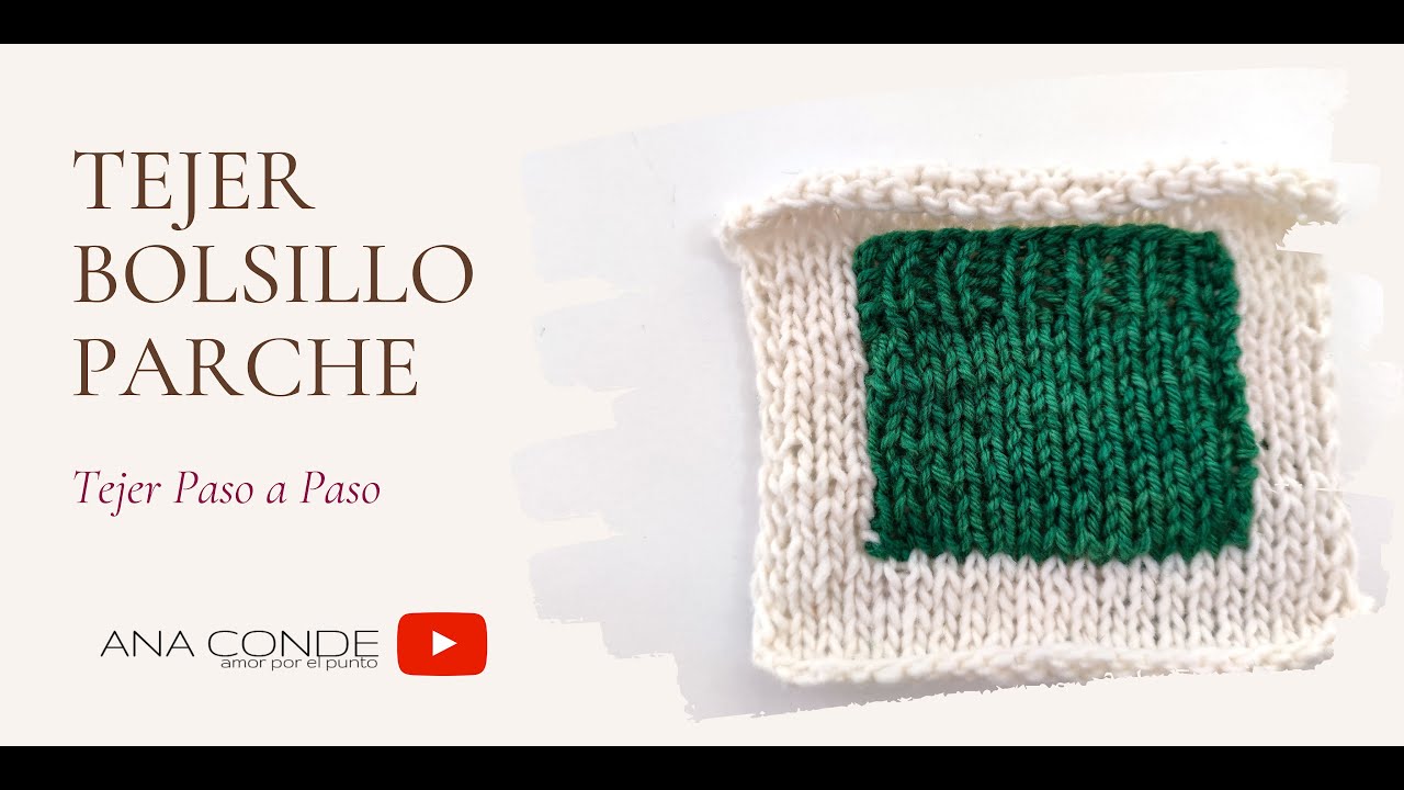 Cómo Tejer Bolsillo Parche
