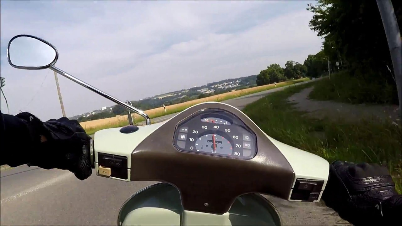 Vespa PK 50 / 75 XL 2 Soundcheck / Onboard - Polini - Pinasco