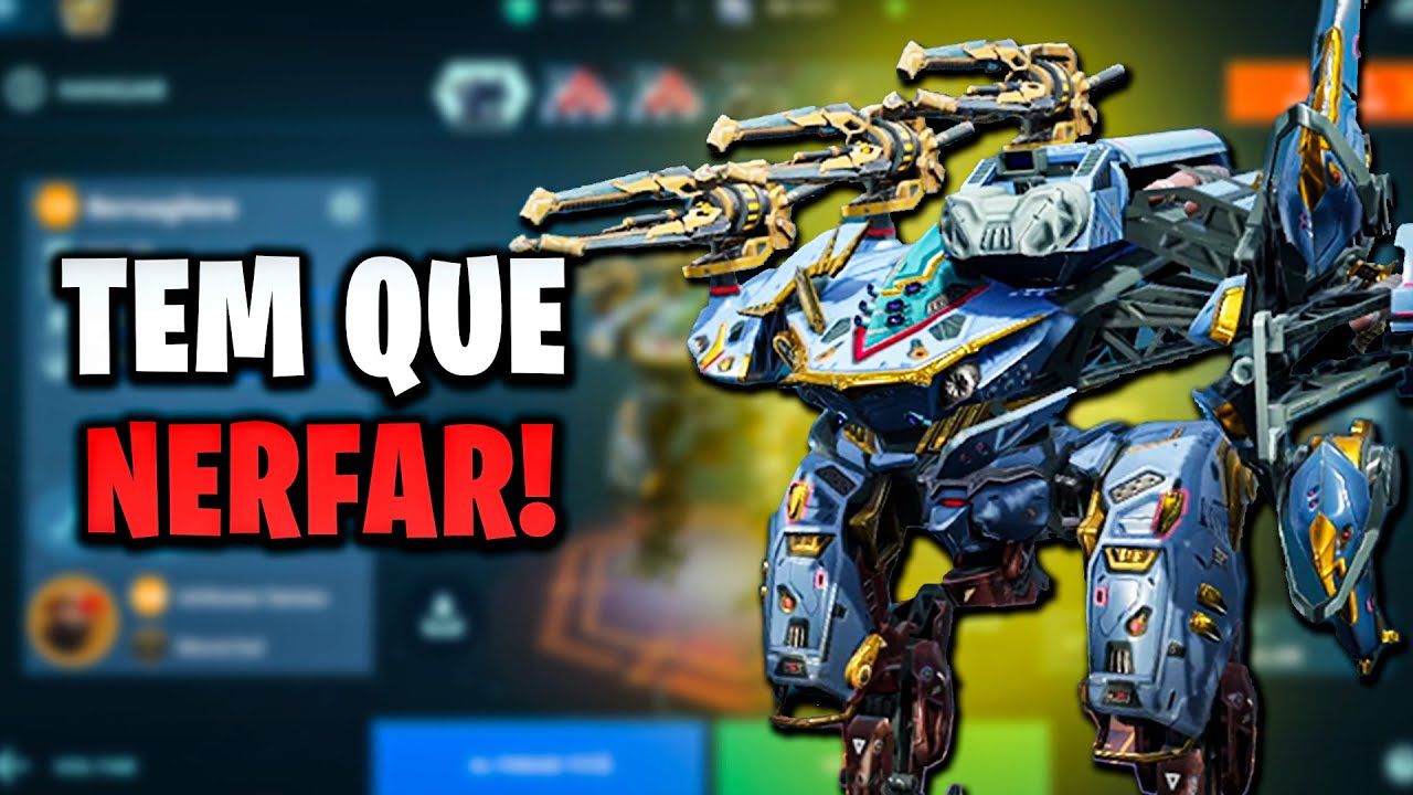 A BUILD QUE EST&Aacute; QUEBRANDO O WAR ROBOTS! Bersagliere de Striker