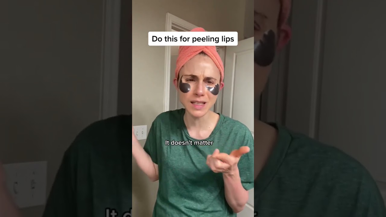 Do this for peeling lips #dermatologist @Dr Dray