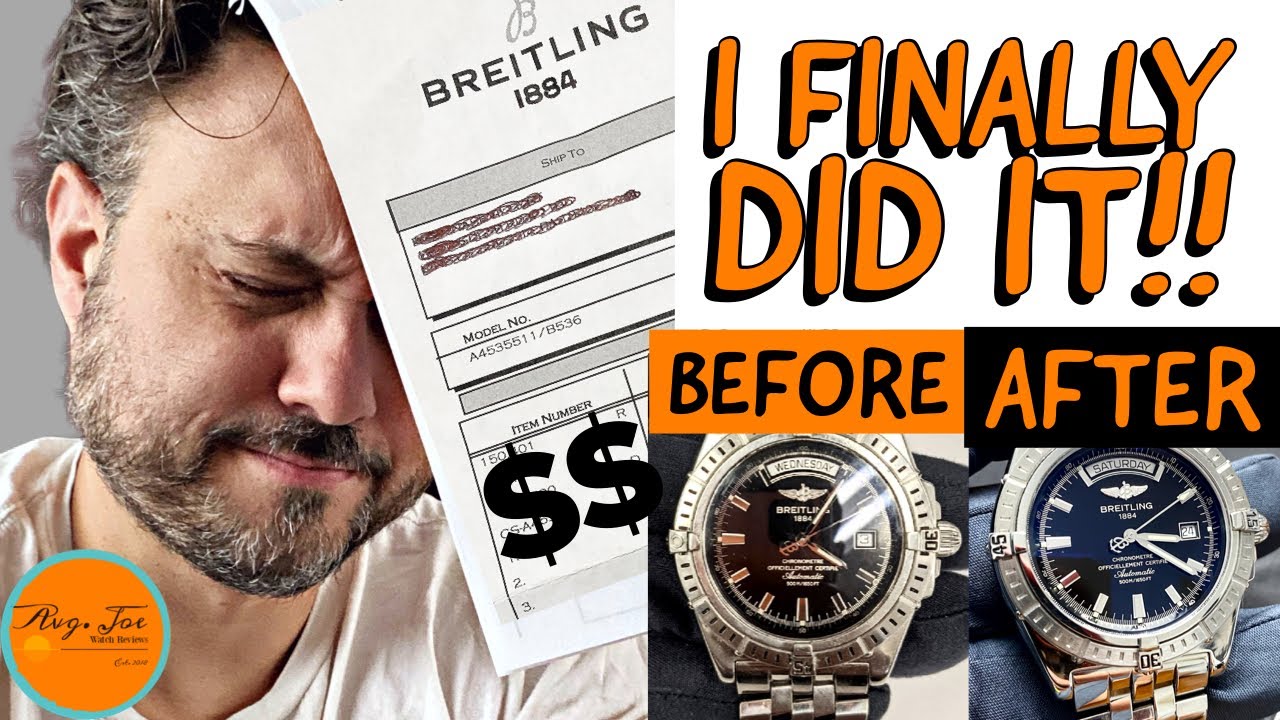 FULL Details on REPAIRING and SERVICING My Breitling | My FIRST Experience Was ???....