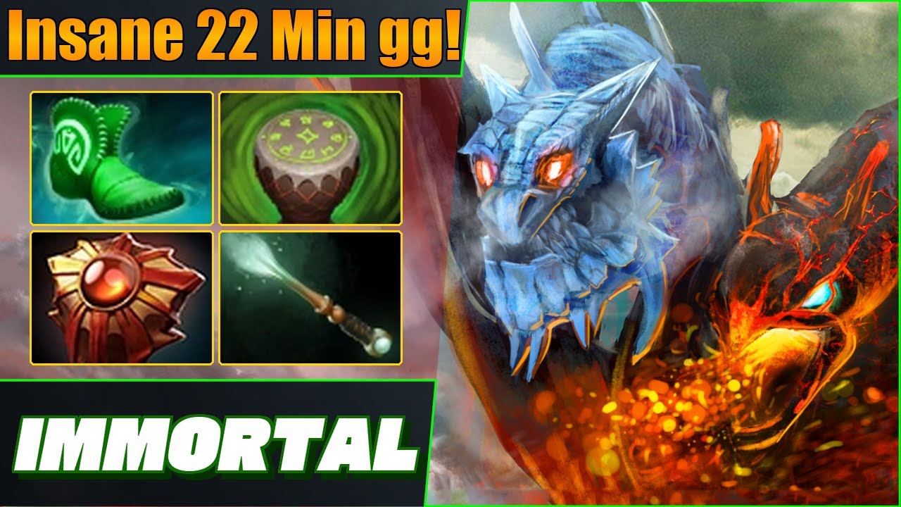 Immortal Jakiro Soft Support Ludicrous 22 Min gg! Dota 2 DotaPulse Highlight Gameplay