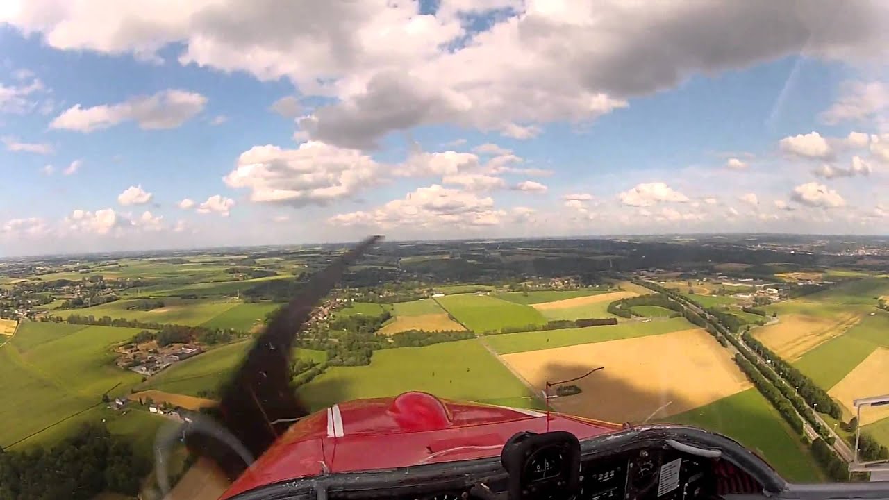SF 25-E Super Falke - Flight over Namur (Belgium) July  2012 Part2
