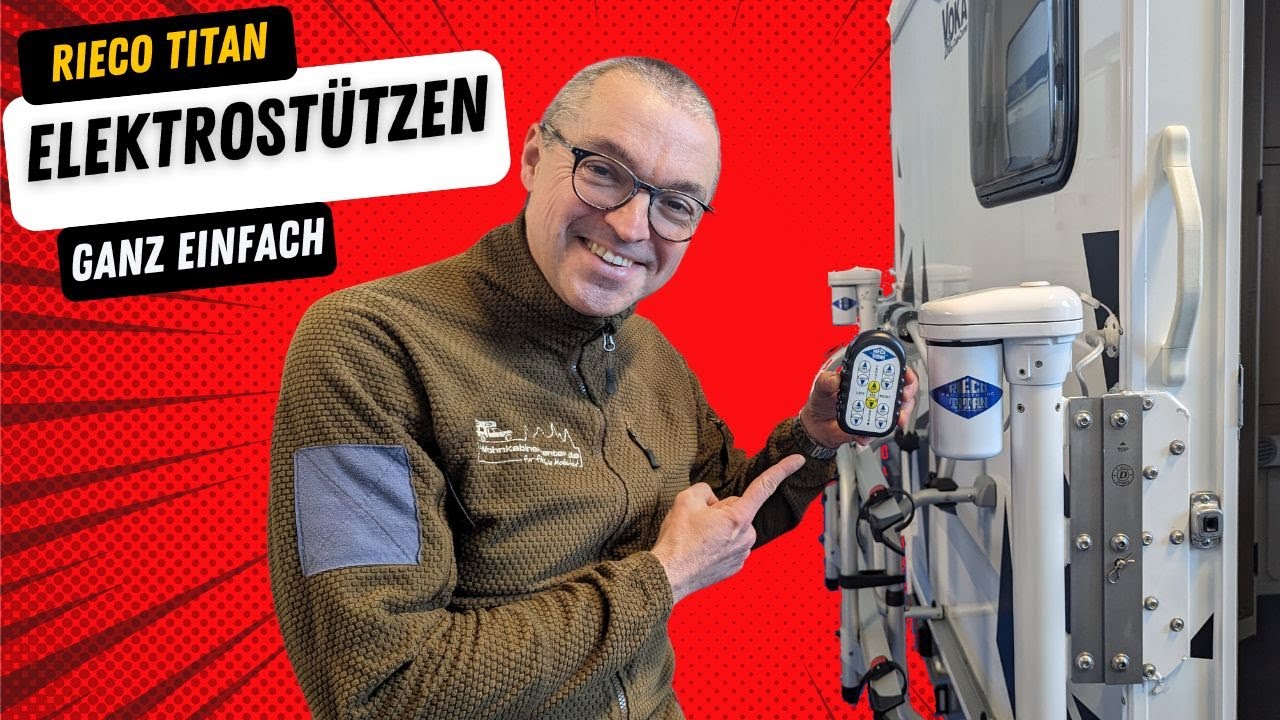 Rieco Titan Elektro Hubst&uuml;tzen f&uuml;r Wohnkabinen und Pickup Camper
