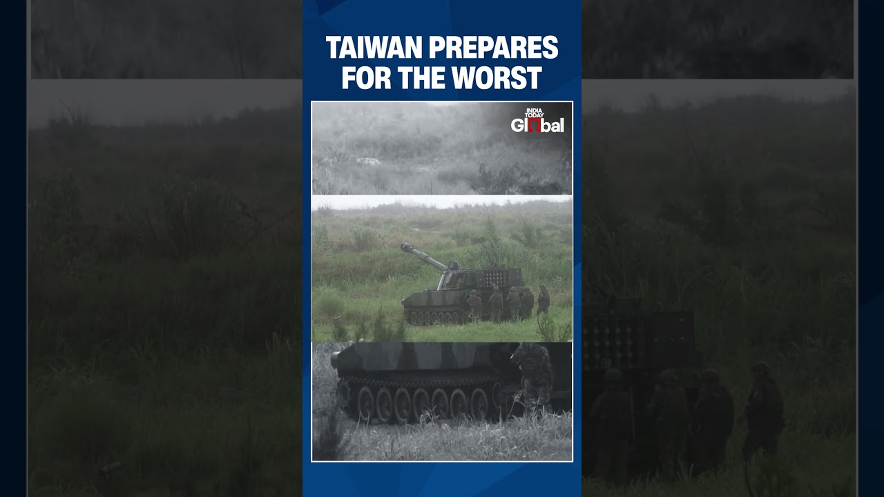 Taiwan Fires Live Rockets Along Coast as China Threat Looms Over Taiwan Strait | #shorts