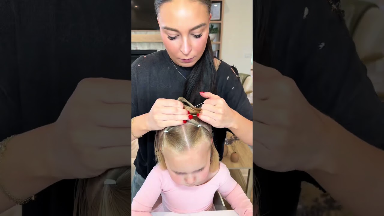 everyday toddler hairstyle part 11🫶🏻✨ #short #shorts #LaurenAshley