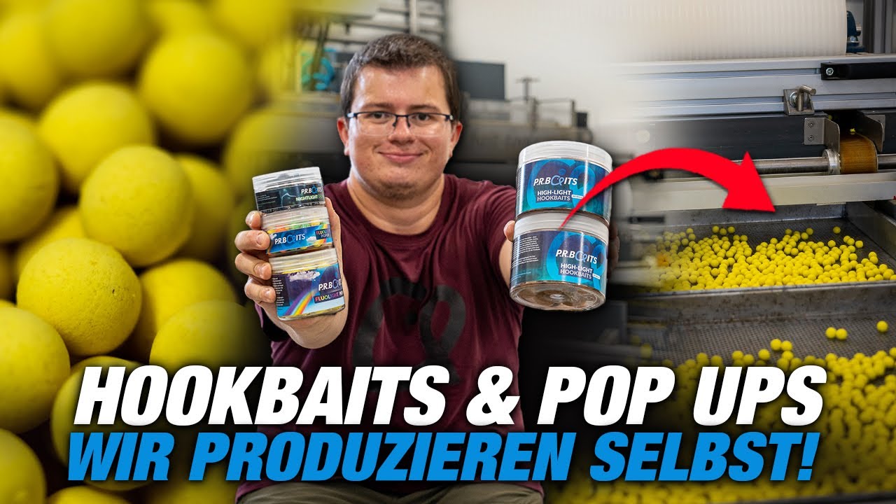 P.R. Baits Hookbaits & Pop Ups Produktion 🛠️ | Boilie Geheimnisse enthüllt 🤯 | Karpfenangeln 🎣