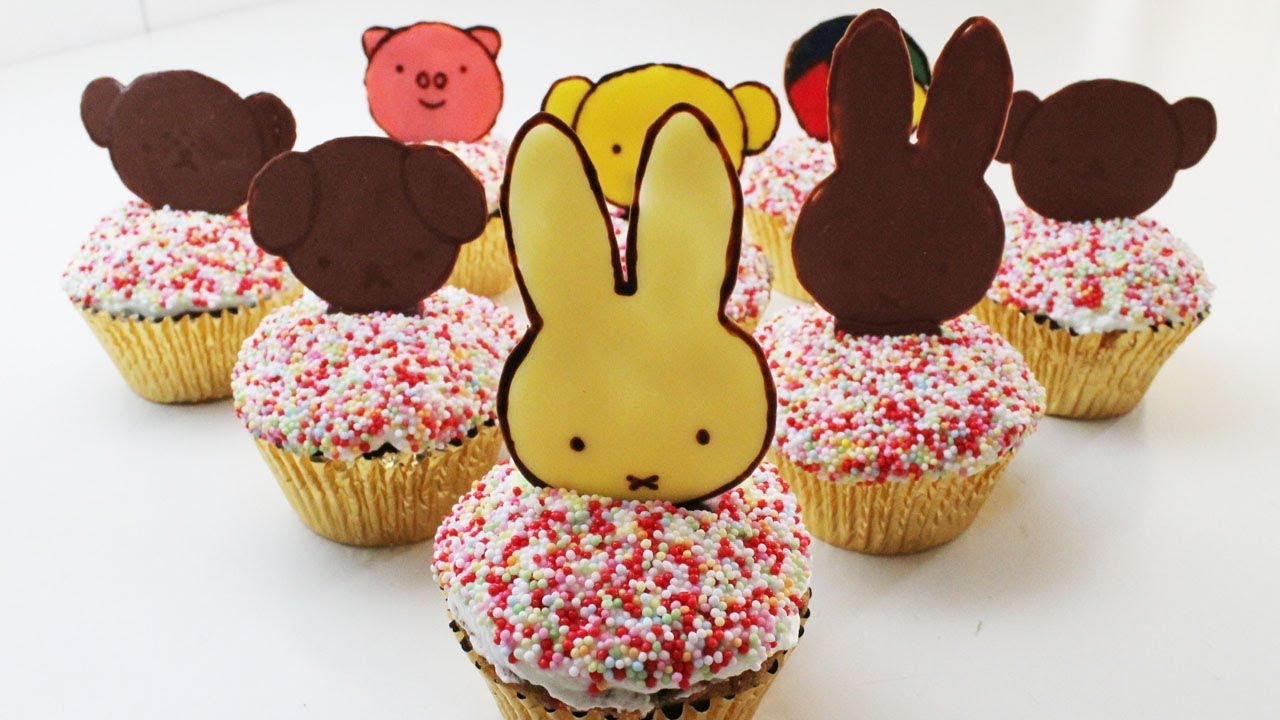 [Recipe] Nijntje | Miffy and Friends Cupcakes | Dick Bruna