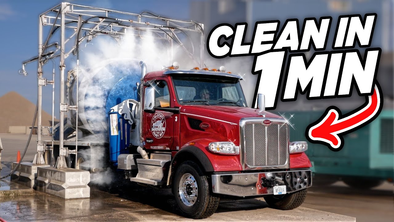 The Safe and Easy Way to Clean Ready-Mix Concrete Trucks
