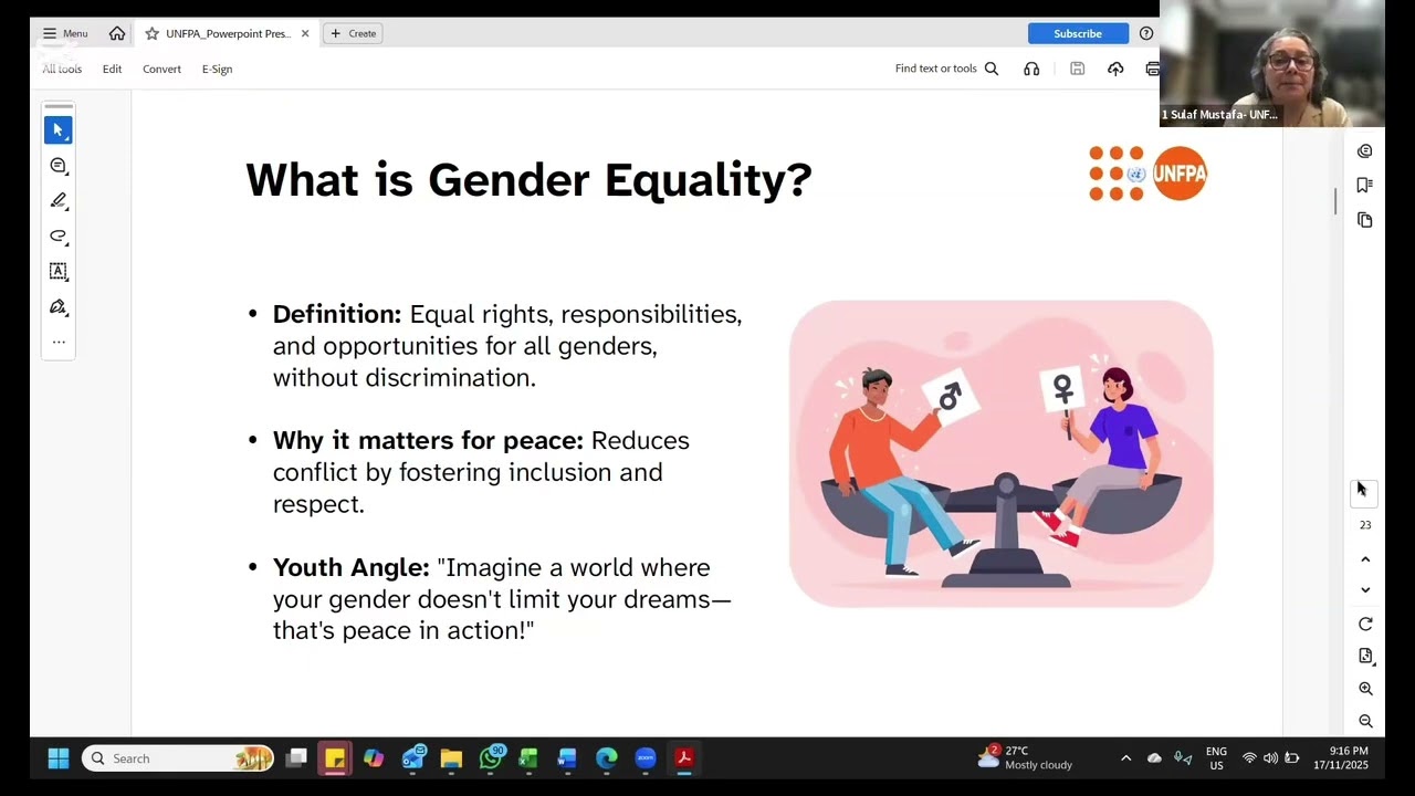 BUILDING PEACE THROUGH EQUALITY: TACKLING HARMFUL MASCULINITY AND GBV