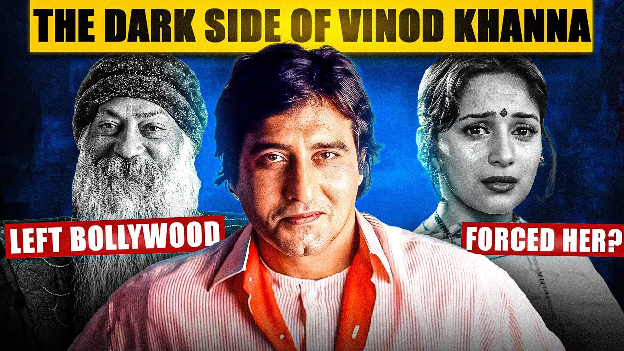 The Dark Secret Of Vinod Khanna - The infamous Madhuri Dixit KIss Controversy - Cinemastic