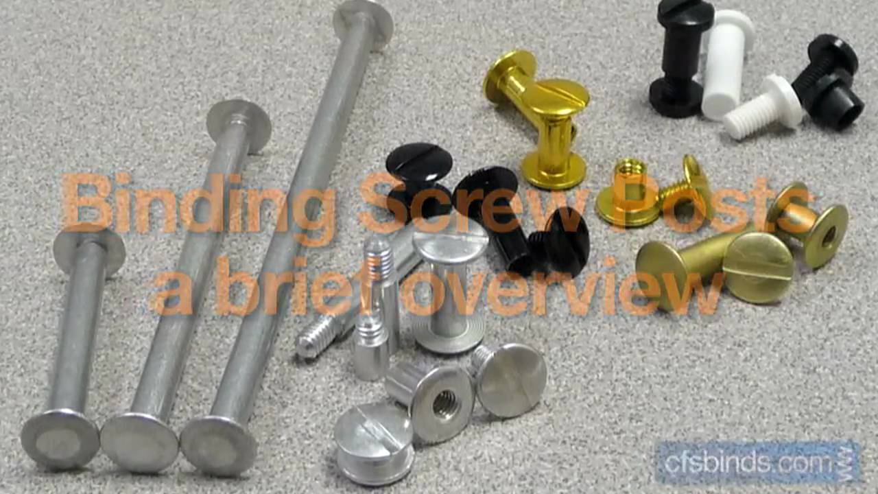 All You Need To Know About Binding Screw Posts