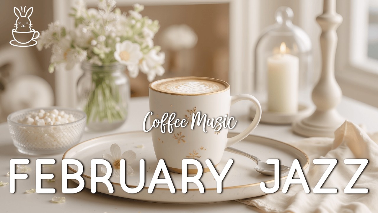 February Cozy Jazz ☕ Happy Bossa Nova & Relaxing Cafe Music for Calm Focus & Cozy Vibes