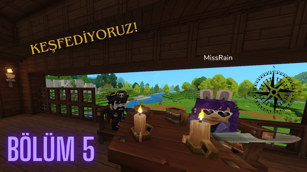 SEVGİLİMLE HYTALE' DA HARİTAYI KEŞFEDİYORUZ | BÖLÜM 5 | HYTALE #hytale