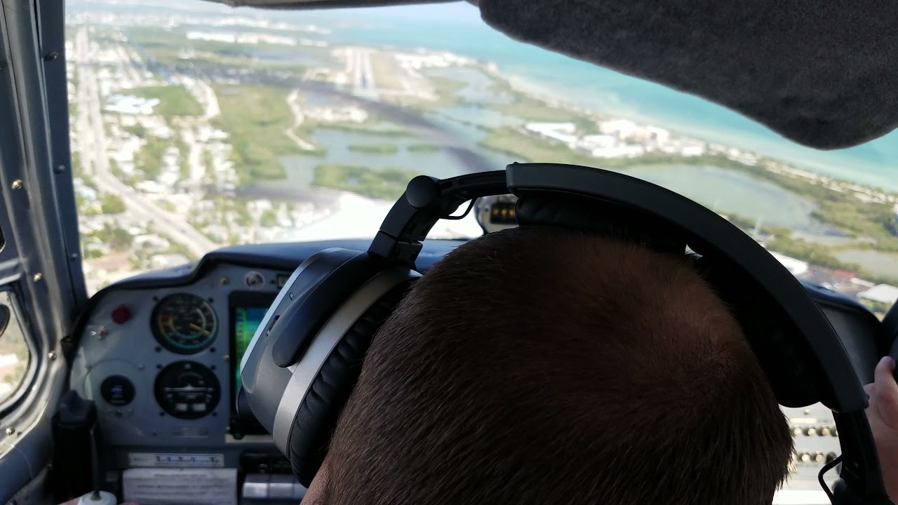 Key West approach and landing