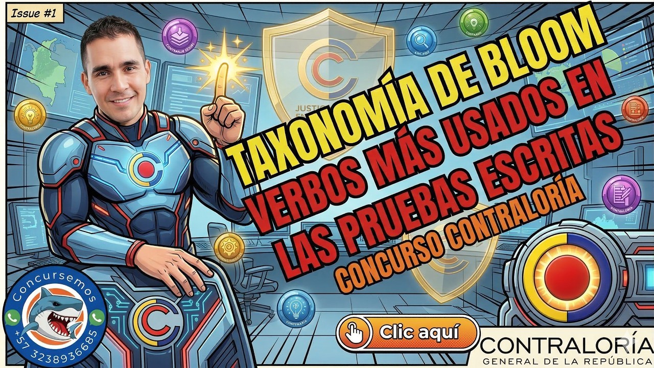 Verbos más usados en las pruebas escritas - Ejercicio Taxonomía de Bloom para Contraloría general