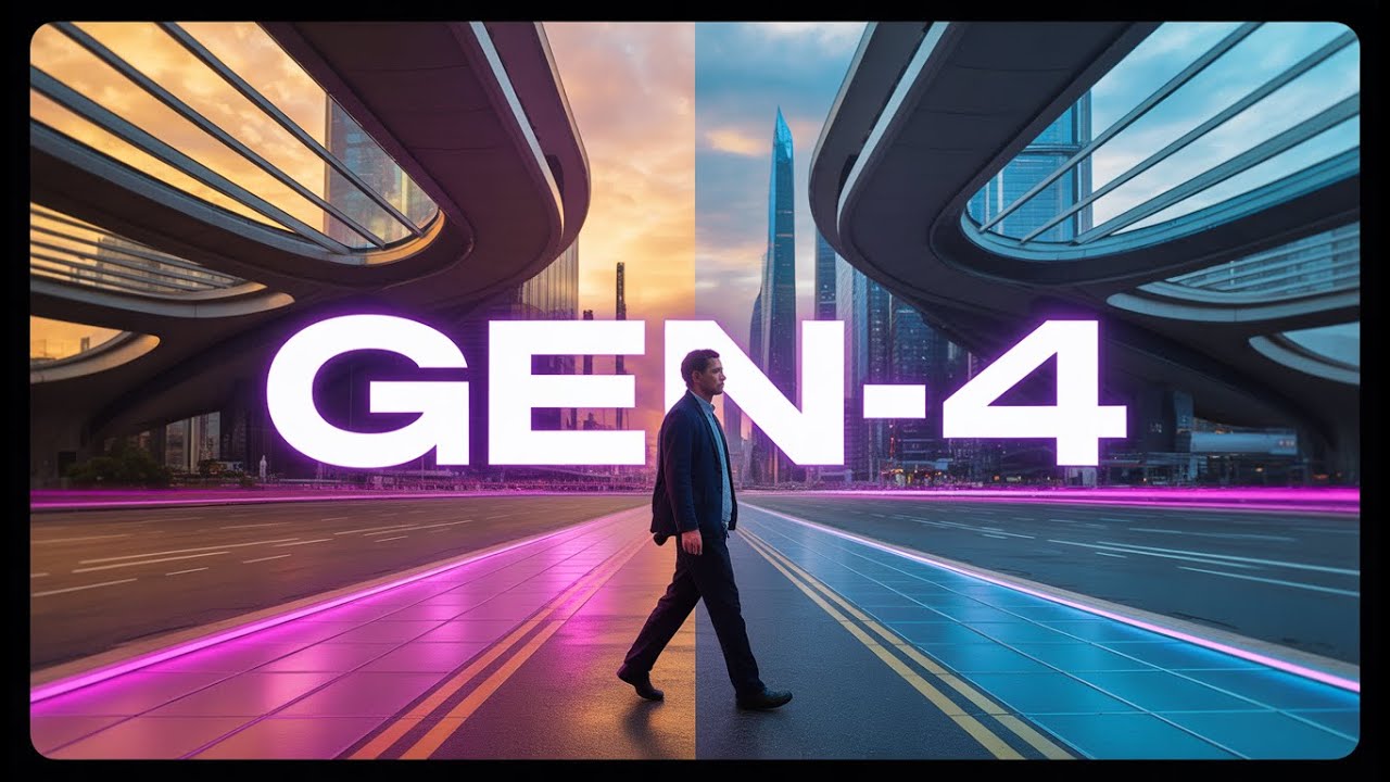ثورة صناعة الفيديو في 2026! شرح Runway Gen-4 وكيف تسوي أفلام بالذكاء الاصطناعي 🎬
