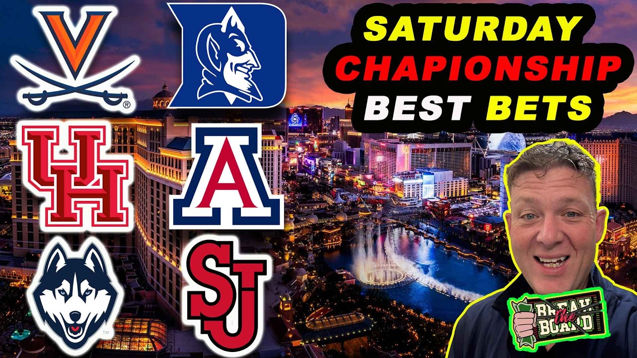 Saturday Championship Best Bets 🔥 Duke vs Virginia | UConn vs St John's