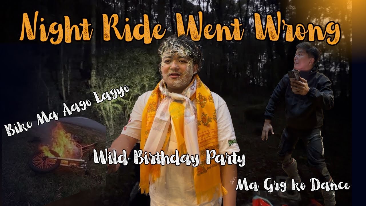 DARLAGDO NIGHT RIDE + POKKIE BOY KO BIRTHDAY ||SECONDHAND IPHONE in NEPAL