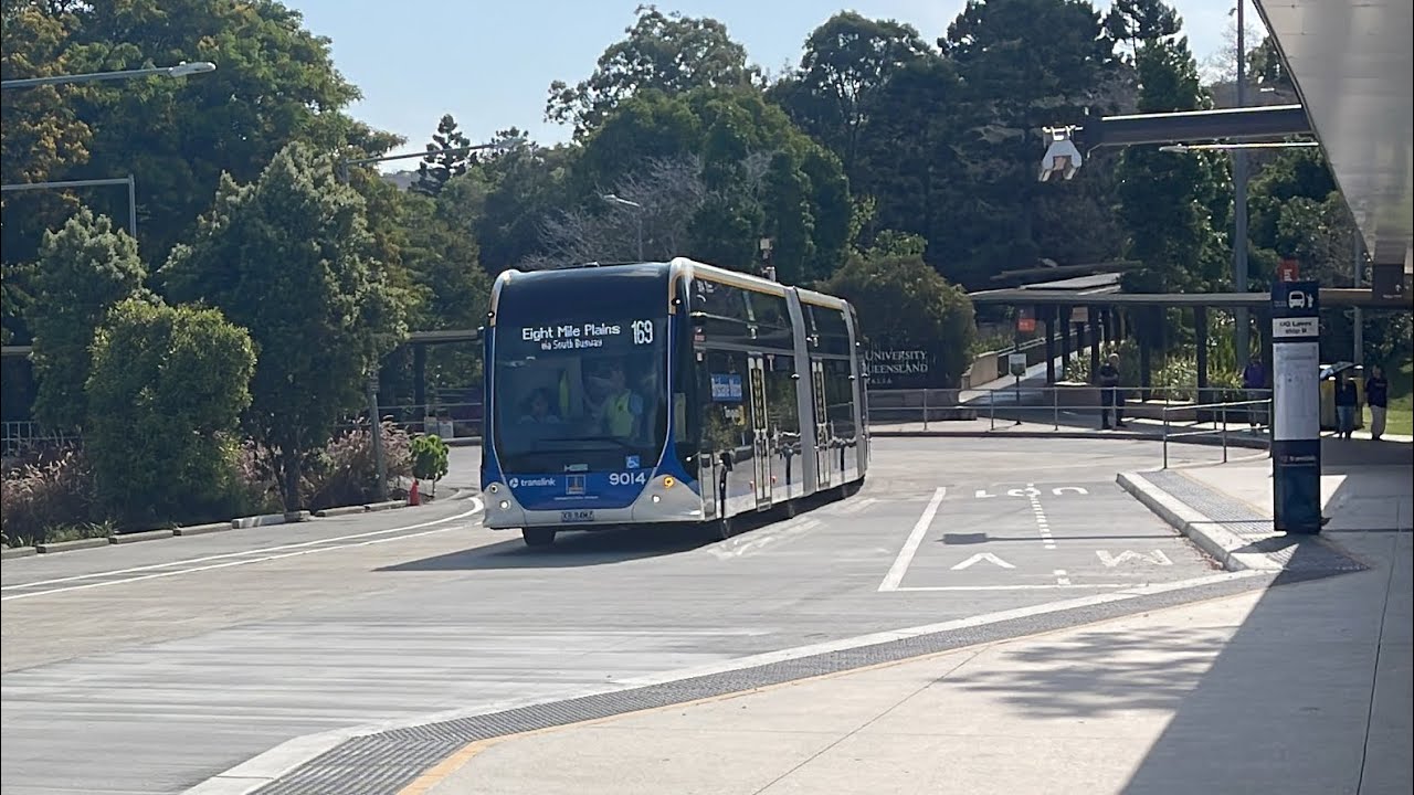 Brisbane Metro buses running route 169 (HESS lightram)