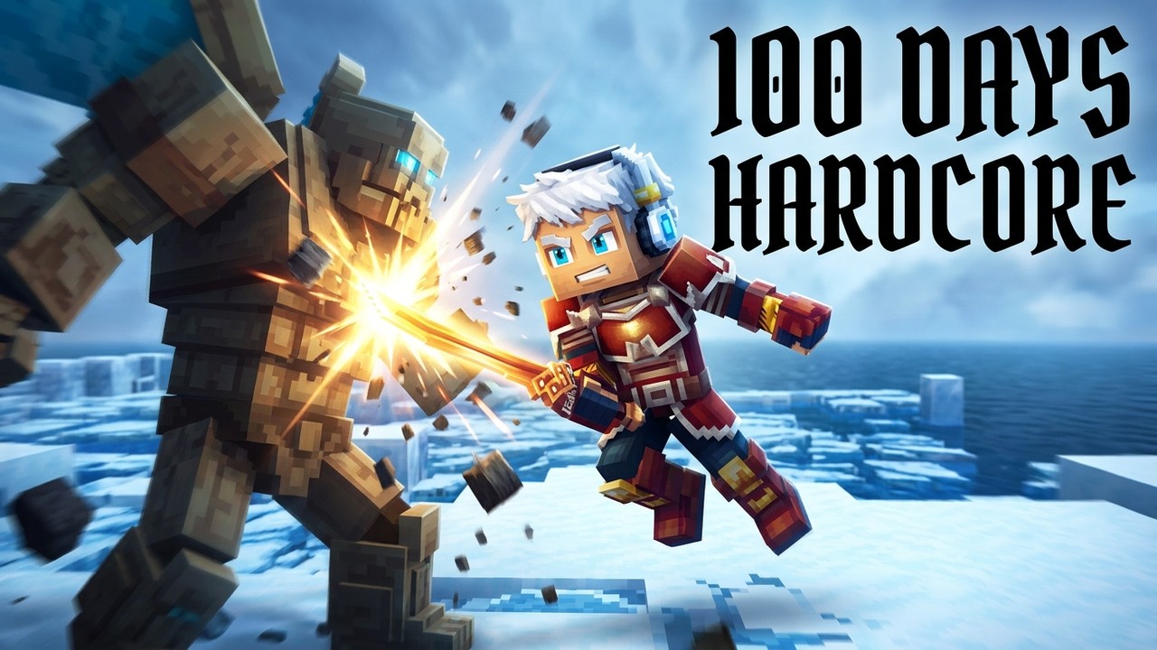 Surviving In Hardcore Hytale for 100 DAYS!!