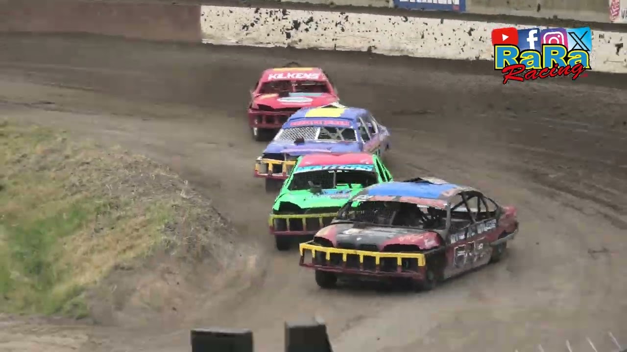 Saloons Stockcars heat 2 - Zaterdag Speedweekend 2025 - RaRaRacing - MAB Texel