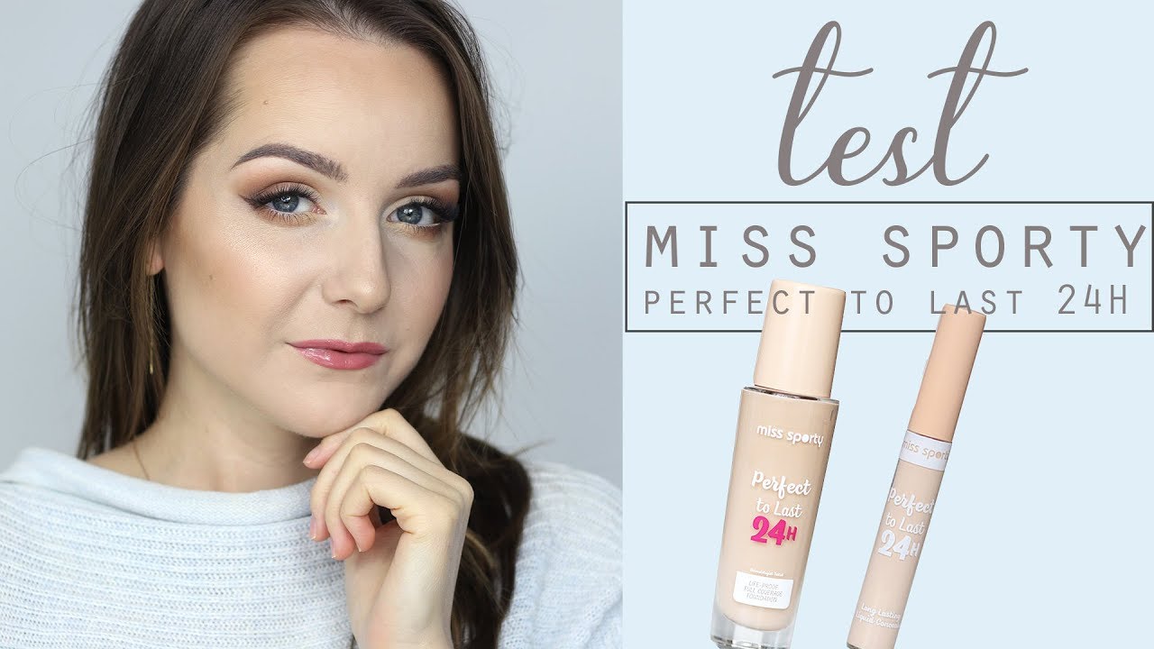 10H TEST PODKŁADU I KOREKTORA MISS SPORTY PERFECT TO LAST | Milena Makeup